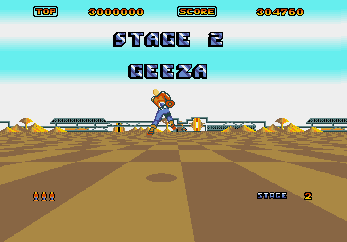 Space Harrier screenshot 5 for Sega Master System